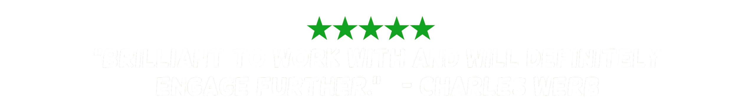 Charles Werb - testimonial