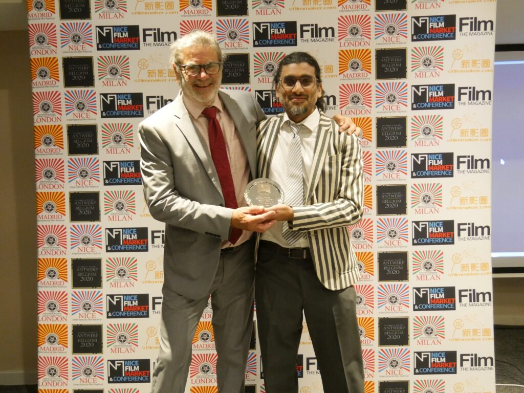 winner best director, johan nayar at London Film Festival International