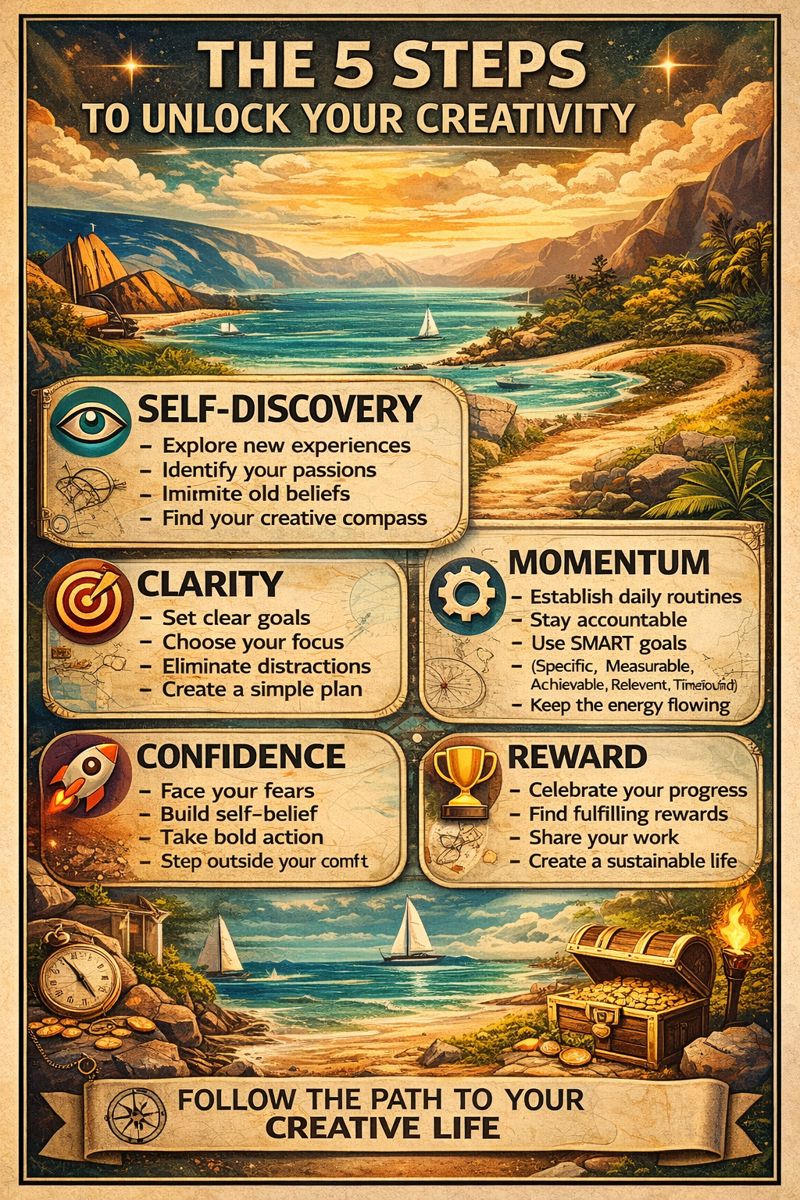 The 5 Steps to Unlock Your Creativity